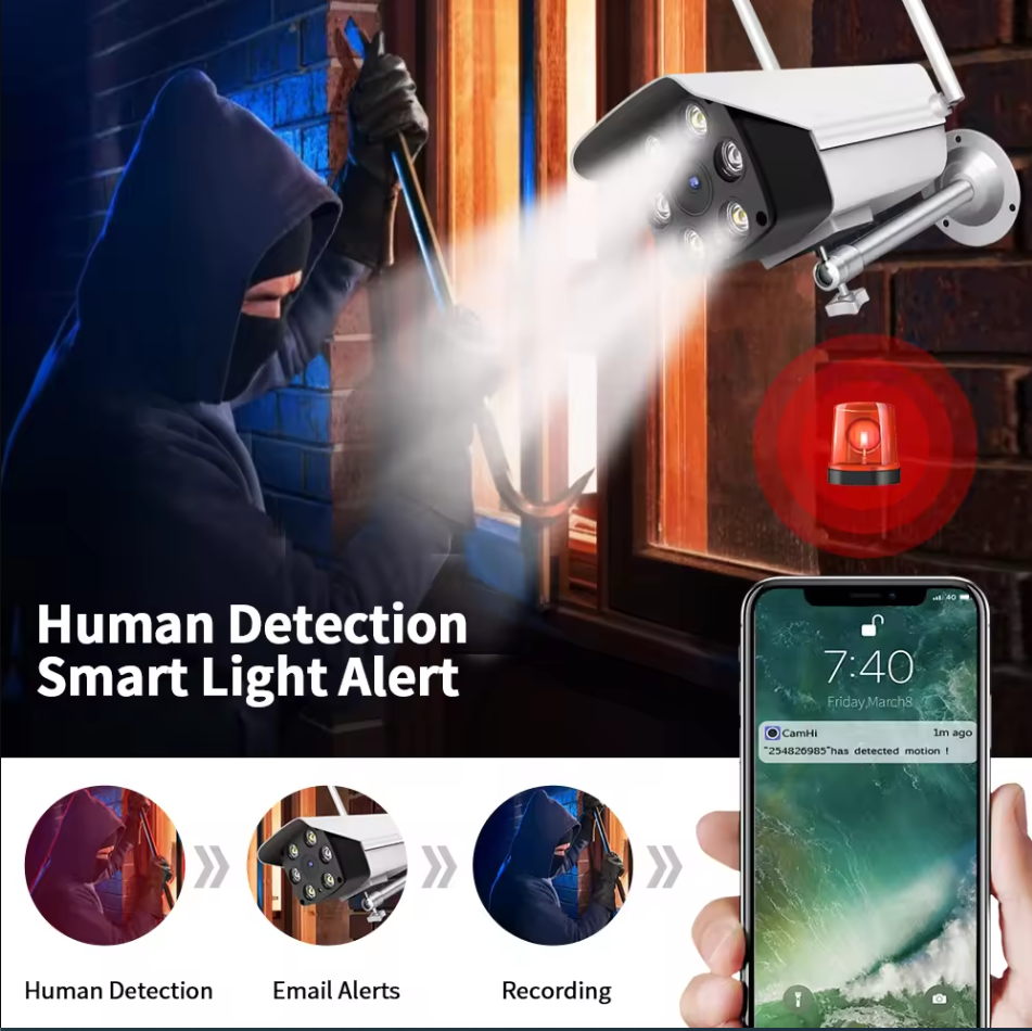 2Mp V380 Pro Champion Brand Bullet WaterProof Outdoor IP Camera